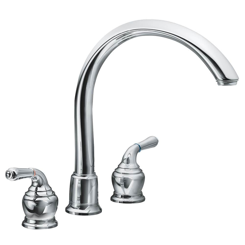 Monticello Replacement Handle Knob Insert, Chrome (2-Pack)