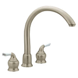 Monticello Replacement Handle Knob Insert, Porcelain and Chrome (2-Pack)