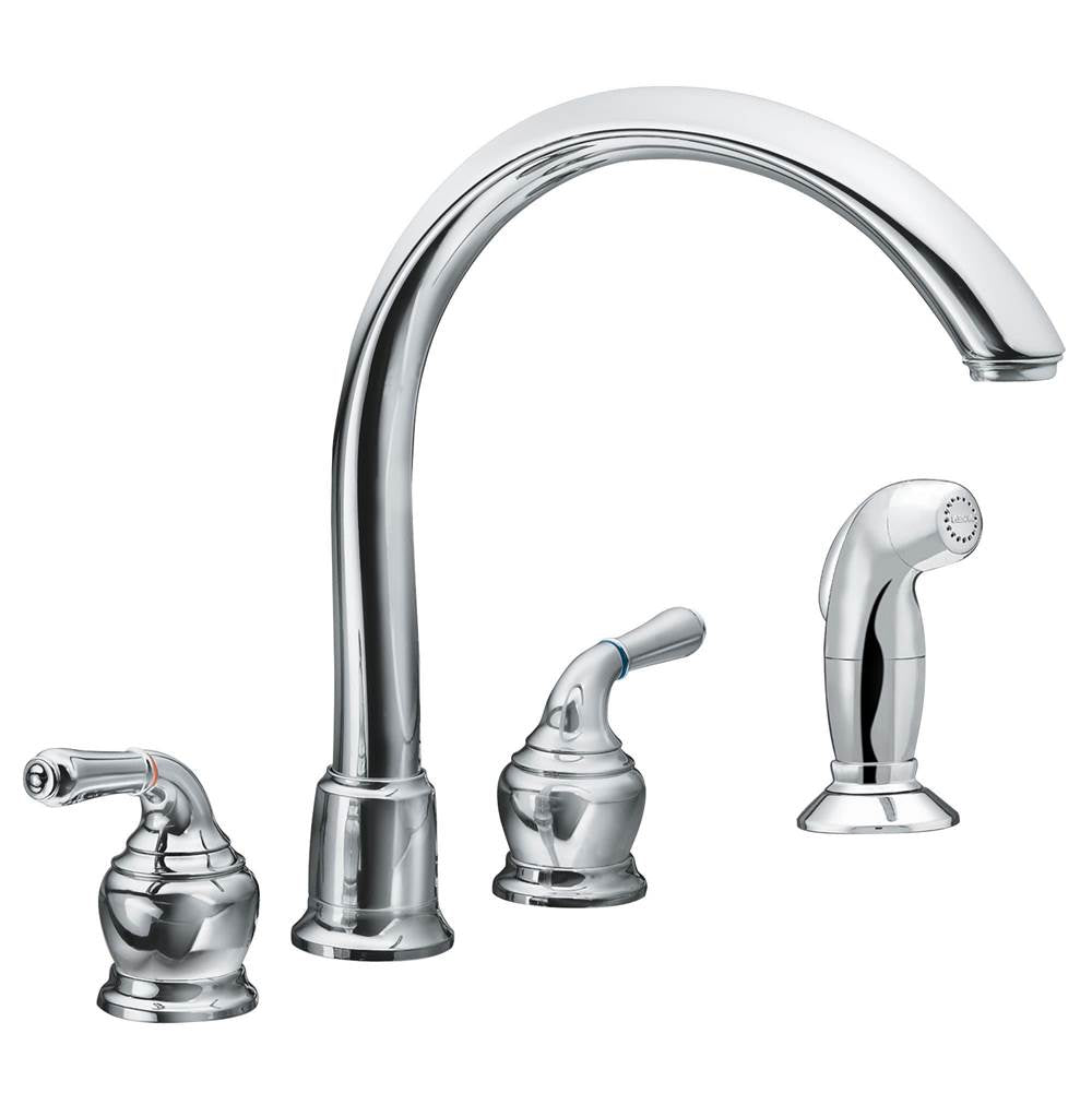 Monticello Replacement Handle Knob Insert, Chrome (2-Pack)