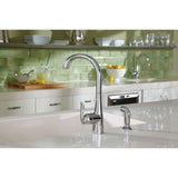 Arbor One-Handle High Arc Pulldown Single Mount Bar Faucet with Reflex, Chrome