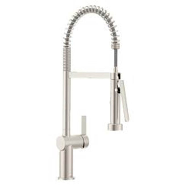 Moen - Spot Resist Stainless One-Handle Pulldown Kitchen Faucet - Spot Resist Stainless