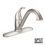 Camerist One-Handle Low Arc Kitchen Faucet, Chrome