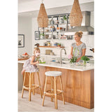 Sleek Motionsense Wave Sensor Touchless One-Handle High Arc Pulldown Modern Kitchen Faucet Featuring Power Clean, Brushed Gold