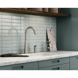 Sleek Single-Handle Standard Kitchen Faucet with Side Sprayer in Matte Black