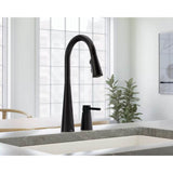Sleek Single-Handle Standard Kitchen Faucet with Side Sprayer in Chrome