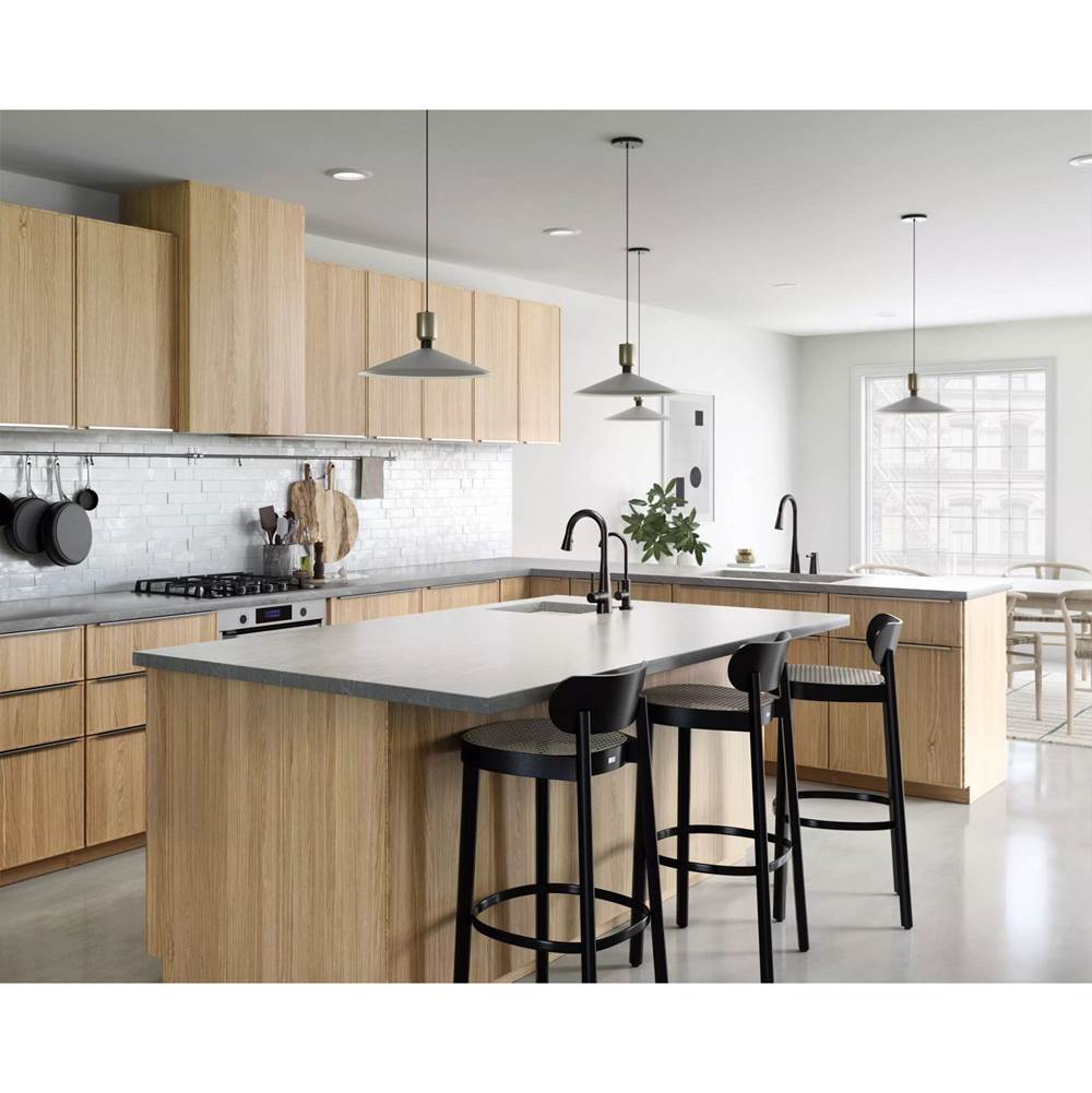 Sleek Single-Handle Pull-Down Sprayer Bar Faucet Featuring Reflex and Power Clean in Chrome