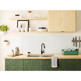 Genta LX Single-Handle Pull-Down Sprayer Modern Kitchen Faucet with Reflex and Power Boost Chrome