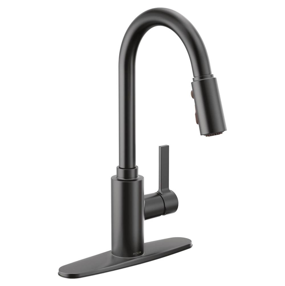 Genta LX Single-Handle Pull-Down Sprayer Modern Kitchen Faucet with Reflex and Power Boost Chrome