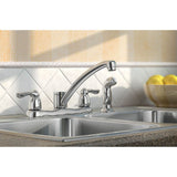 Two-Handle Kitchen Faucet, Chrome