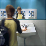 Chrome electronic flush valve 1 1/2'' water closet retro fit