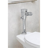 Chrome electronic flush valve 1 1/2'' water closet retro fit