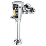 Chrome electronic flush valve 1 1/2'' water closet