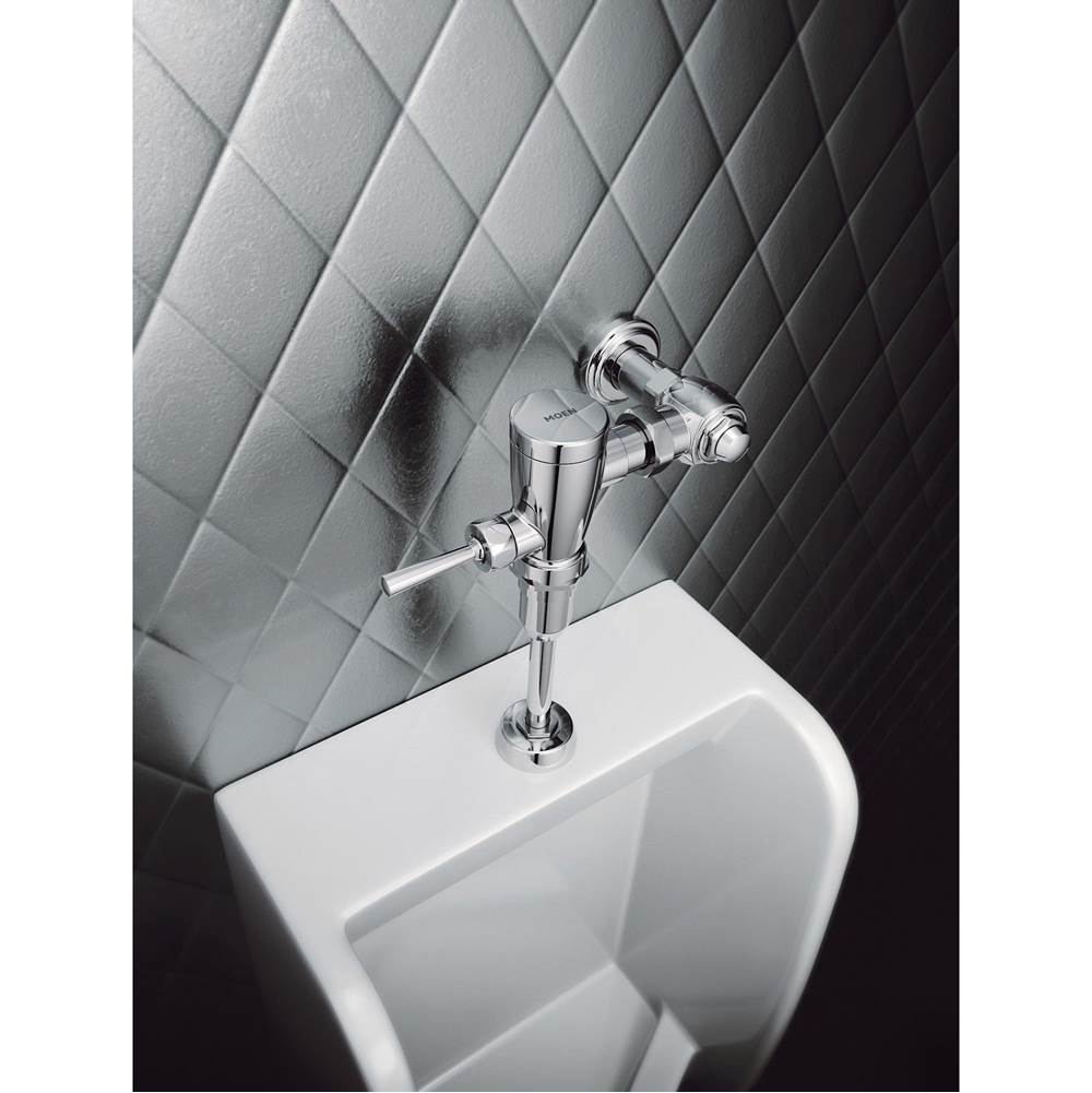 Chrome manual flush valve 1 1/2'' water closet retro fit