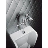 Chrome manual flush valve 1 1/2'' water closet retro fit