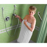 Chrome Posi-Temp(R) handheld shower