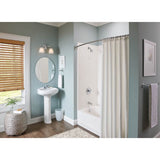 Brushed Nickel Two Globe Bath Light