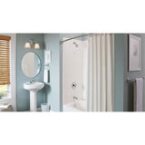 Brushed Nickel Two Globe Bath Light