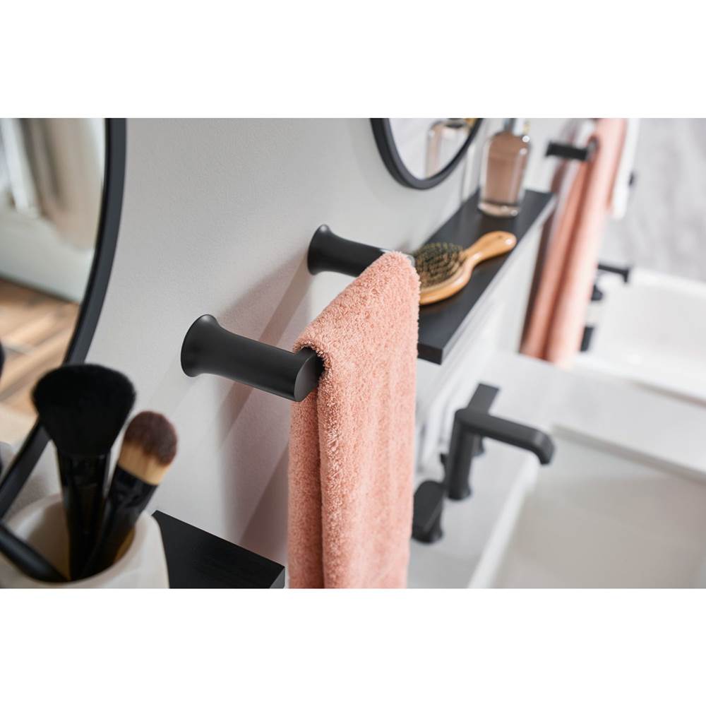 Matte Black Hand Towel Bar