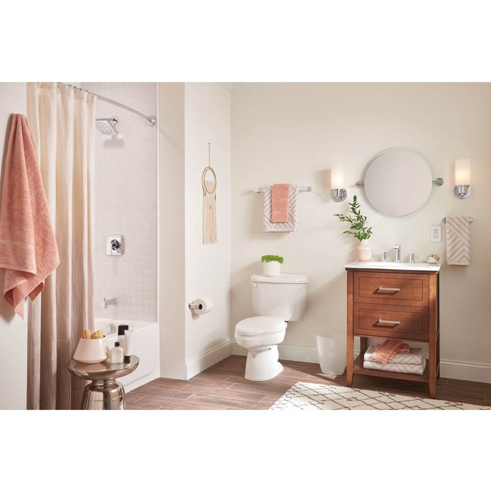 Brushed Nickel 18'' Designer Grab Bar