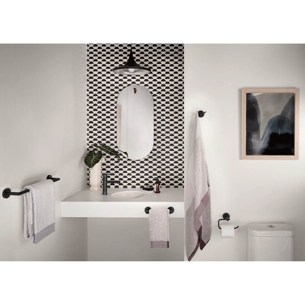 Matte Black Towel Bar