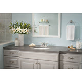 Brushed Nickel Vanity Shelf
