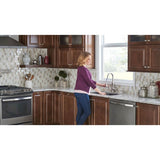 Traditional Wall Mount Swing Arm Folding Pot Filler Kitchen Faucet, Chrome