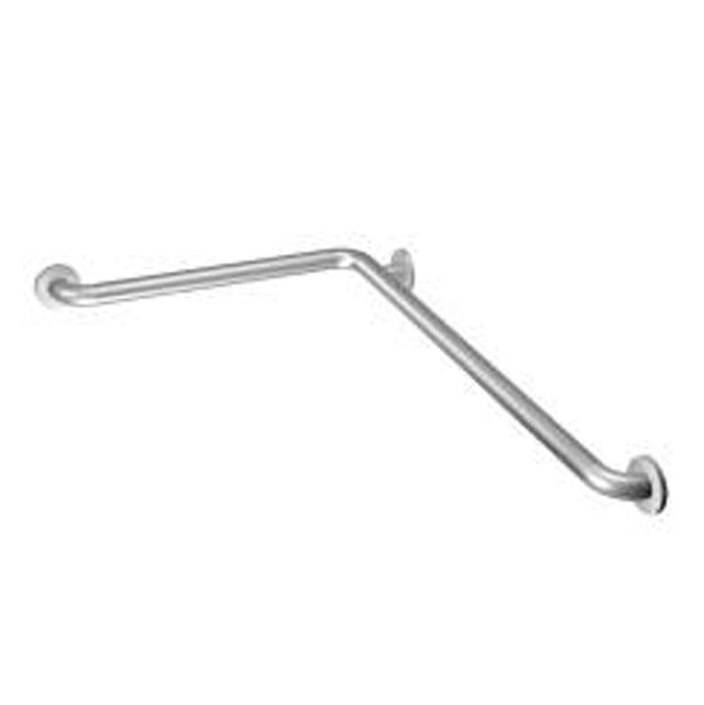 Moen - Peened 24'' L-Shaped Grab Bar - Peened