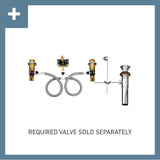 Wynford 8 in. Widespread 2-Handle High-Arc Bathroom Faucet with Lever Handles in Chrome (Valve Sold Separately)