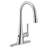 KURV Touchless 1-Handle Pull-Down Sprayer Kitchen Faucet with MotionSense Wave and Power Clean in Chrome