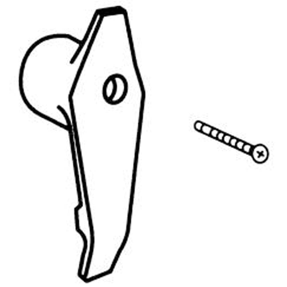 Moen - Easy Grip Handle Kit, 1 Handle Tub/Shower,Vandal Proof - Chrome