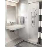 Chrome one-handle lavatory faucet