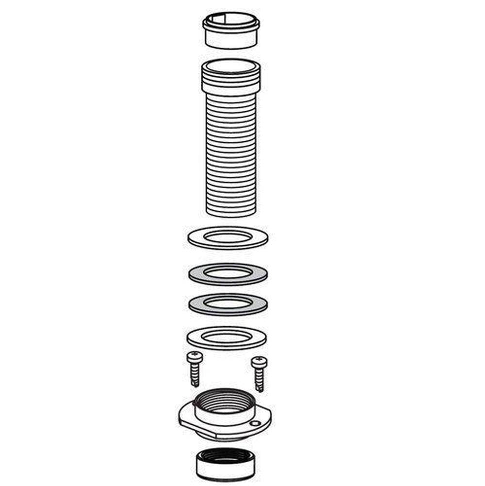 Moen - HDWR MNTG DECKPOST,DVRTR VLV - Unfinished