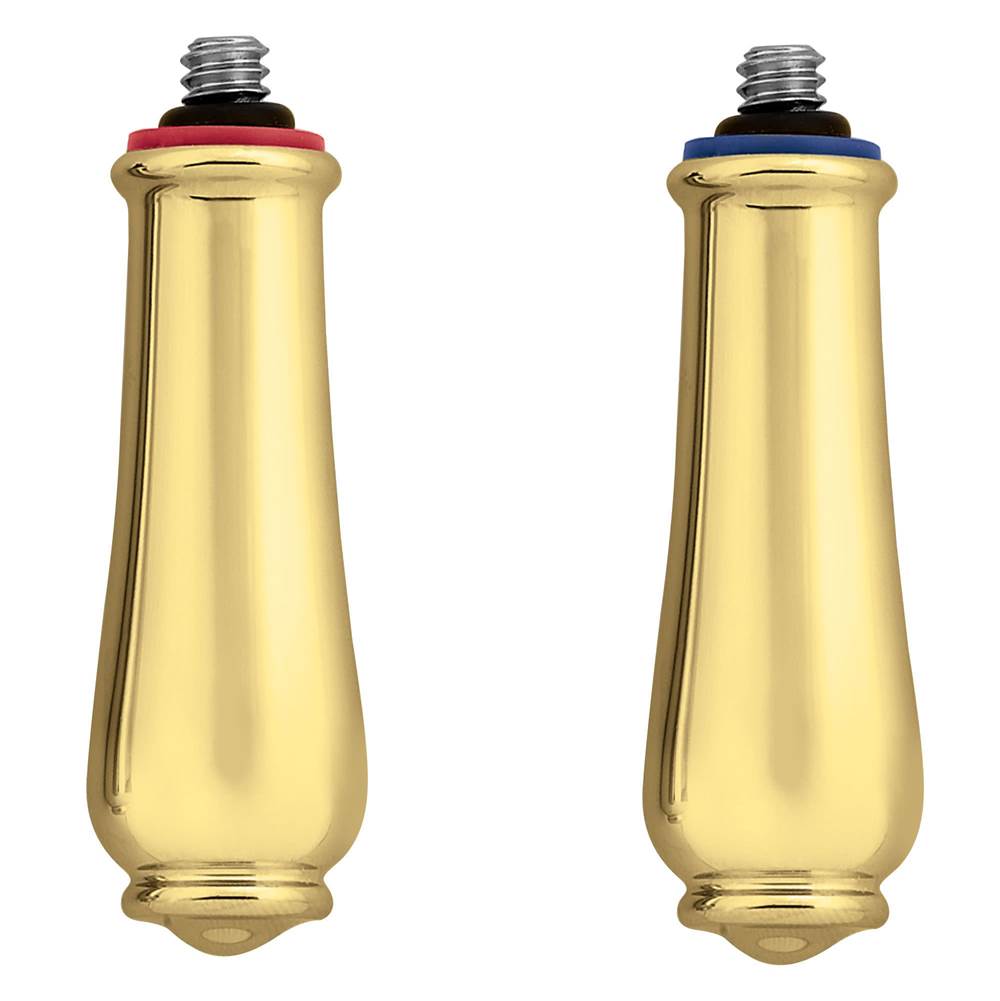 Monticello Replacement Handle Knob Insert, Polished Brass