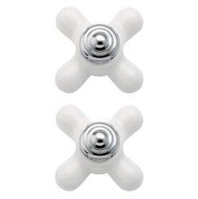 Moen - Porcelain/chrome replacement handle knob insert