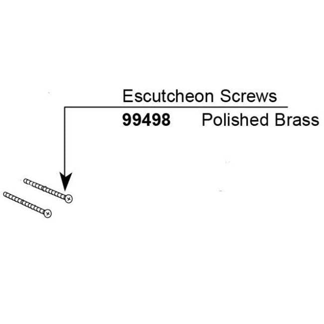 Moen - Escutcheon screws - Polished Brass