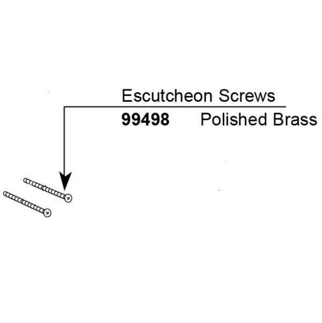 Moen - Escutcheon screws - Polished Brass