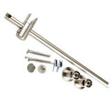 Moen - Brushed nickel slide bars - Brushed Nickel