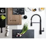 Moen 5923EWC Align Motionsense Wave Sensor Touchless One Handle Pre-Rinse Spring Kitchen Faucet, Brushed Gold