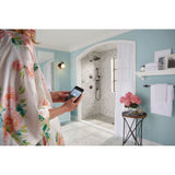 Weymouth Traditional Eco-Performance Handshower Handheld Shower with 30-Inch Slide Bar and 69-Inch Metal Hose, Chrome