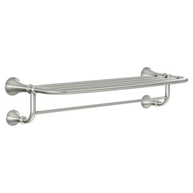 Moen - Brushed Nickel 24'' Towel Shelf - Brushed Nickel
