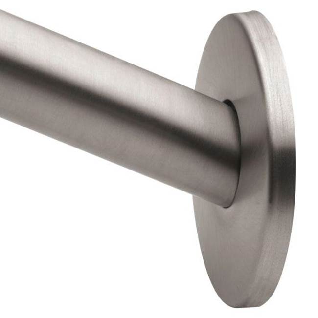 Moen - Brushed Nickel 5' Curved Shower Rod - Brushed Nickel