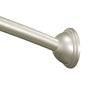 Moen - Brushed Nickel 6' Curved Shower Rod - Brushed Nickel