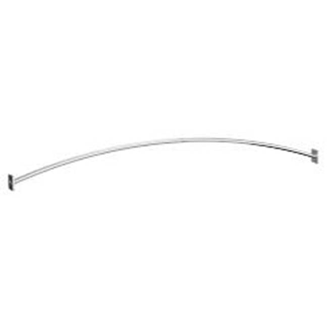 Moen - Chrome Adjustable Curved Shower Rod - Chrome
