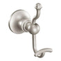Moen - Brushed Nickel Double Robe Hook - Brushed Nickel