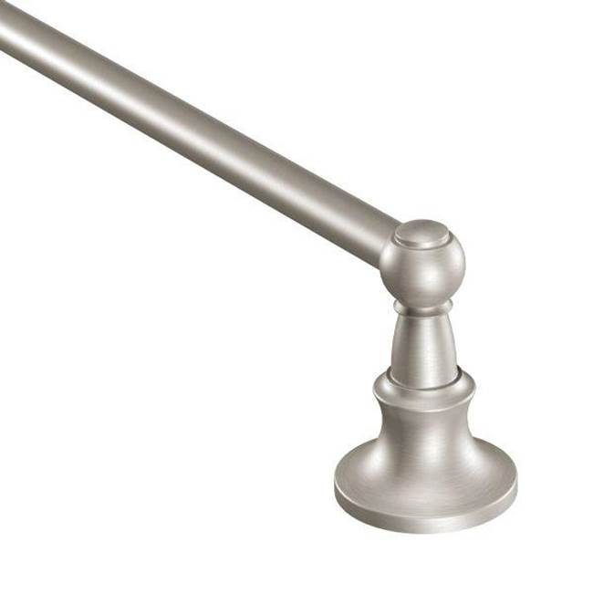 Moen - Brushed Nickel 18'' Towel Bar - Brushed Nickel