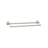 Brushed Nickel 24'' Double Towel Bar