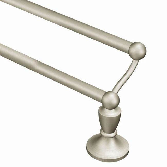 Moen - Brushed nickel 24'' double towel bar - Brushed Nickel