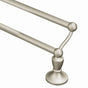 Moen - Brushed nickel 24'' double towel bar - Brushed Nickel