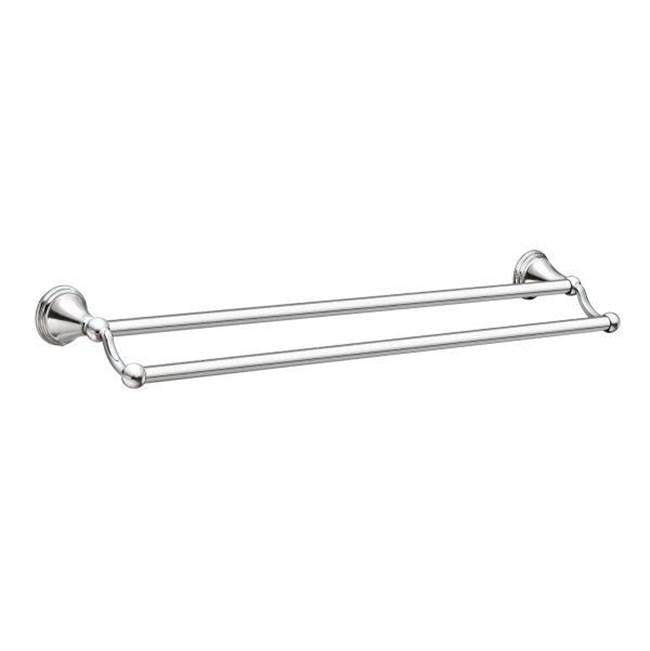 Moen - Chrome 24'' Double Towel Bar - Chrome