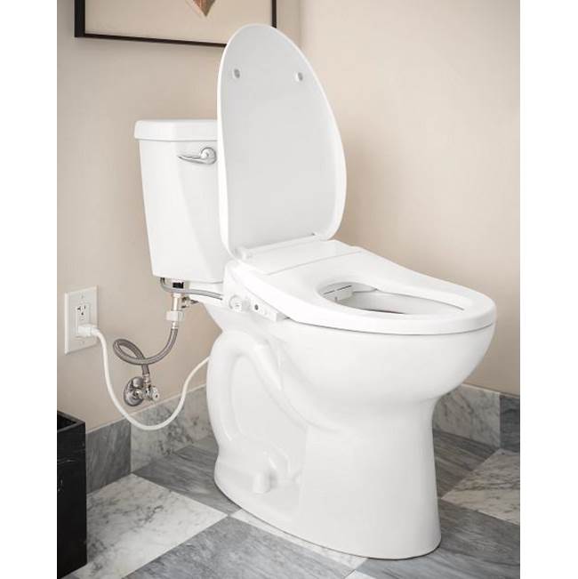 5-Series Premium Electric Bidet Seat for Elongated Toilet in White